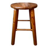 Vintage pine stool