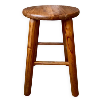 Vintage pine stool
