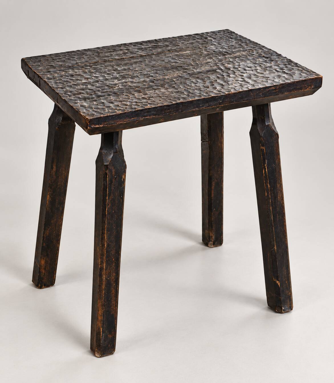 Table d'appoint dans le goût des Artisans de Marolles  1950