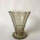 Vase en verre fumé moulé et soufflé Made in Belgium années 60-70