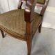 Set of six 19th century mahogany Restoration armchairs