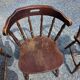 4 fauteuils bistrot style western en hêtre