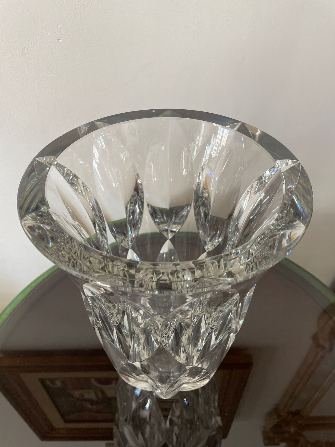 Saint Louis Art Deco "d'Artagnan" crystal vase
