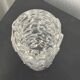 Clear decorative Vase sculpture with spikes, glass vase