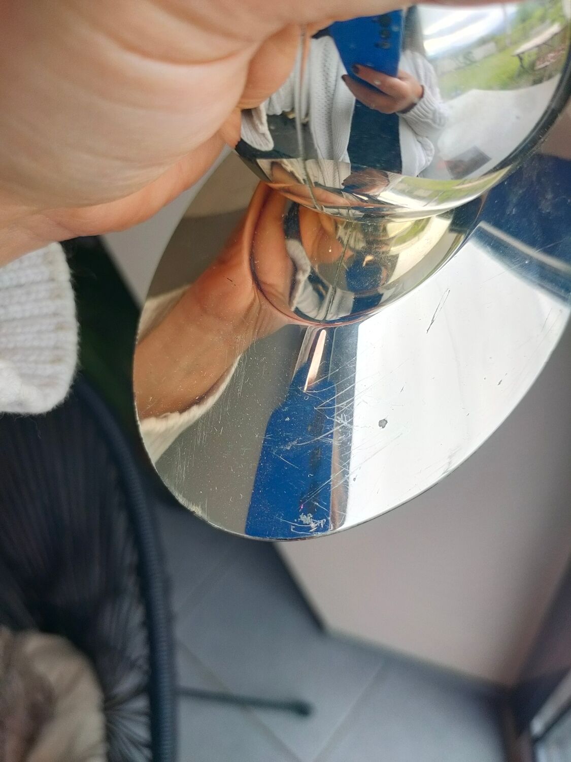 Bougeoir argenté double feux