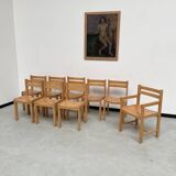 Sornay 80s beech chairs