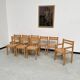 Beech chairs from the 1980s, Sornay.