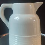 Art Deco Pichet Longwy, Celadon Green. 1930s-1940s.