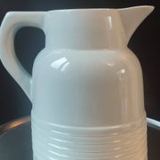 Art Deco Pichet Longwy, Celadon Green. 1930s-1940s.