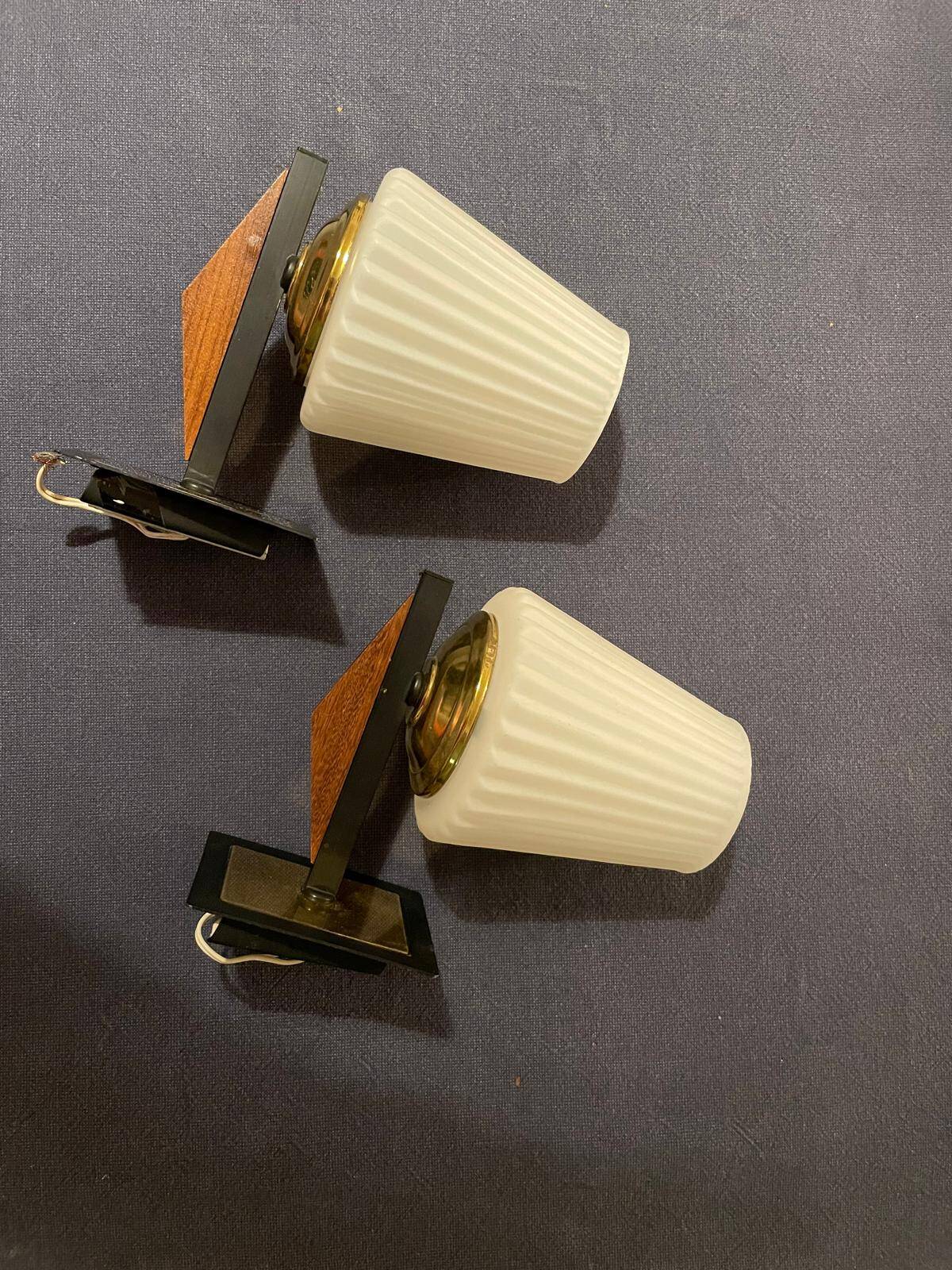 2 Art Deco style wall lights