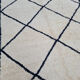 Tapis berbère en laine cadre noir 182x347 cm