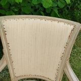 Pair of vintage antique Directoire style armchairs