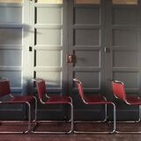 4 Marcel Breuer design chairs, model B33