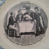 Lot de 3 assiettes de Gien Les Mathurins