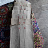 7 hemp tea towels with monogram