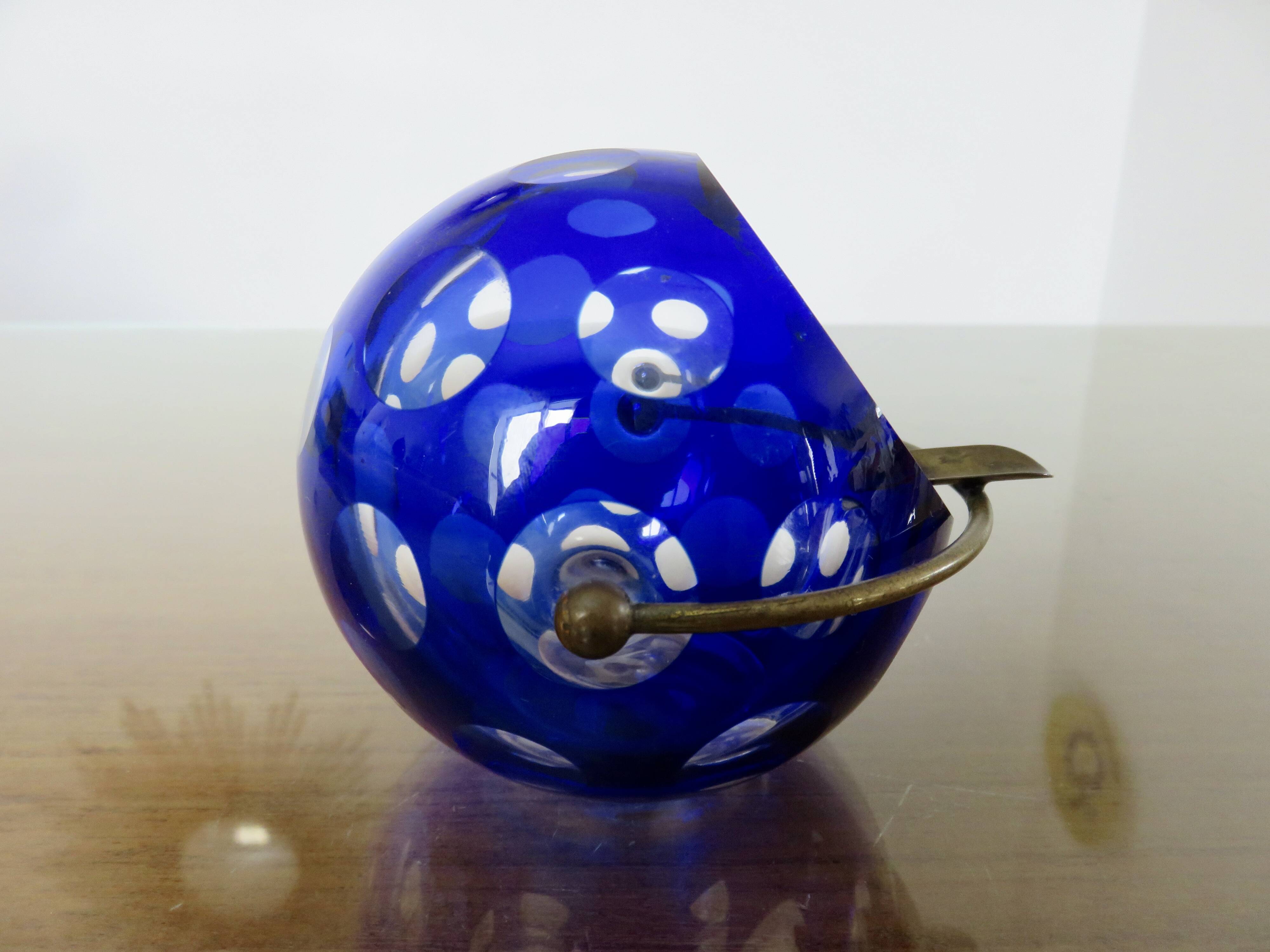 Crystal ashtray by Marita Voigt for HARZKRISTALL, 1970