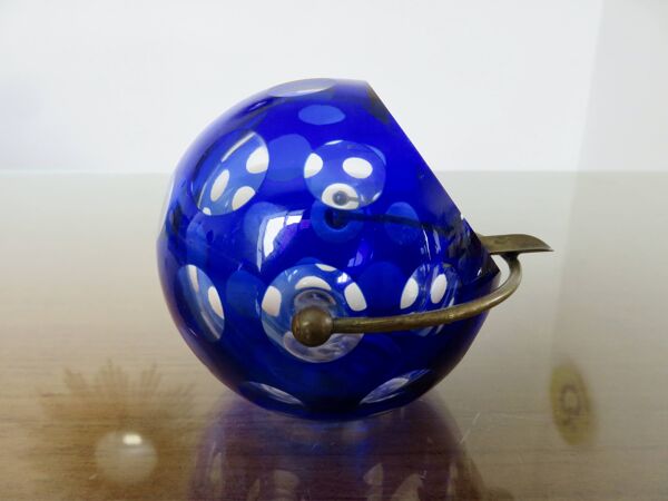 Cendrier en cristal par Marita Voigt pour Harzkristall, 1970