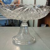 Cup on foot cut glass