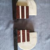 Art Deco marble book greenhouse
