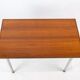 Coffee table in teak and legs in metal, designed by Hans J. Wegner, 1960s