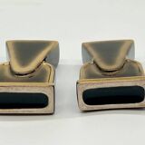 Paire de cassolettes/vases de style Art Déco