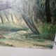 Painting - Oil on canvas Bridge on the banks of the Loire Signed Louis Hayaux (1897 1982)