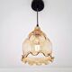 Vintage amber pendant light