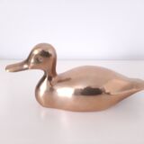 Figurine canard en laiton