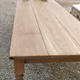Elegant and refined 230 X 73 solid oak farmhouse table.