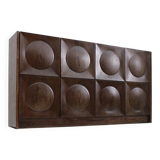 Vintage brutalist sideboard 1970s