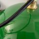 Vintage pendant lamp in electrified green opaline to nine