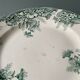 Series of 12 Terre de Fer flat plates in Onnaing earthenware, Sylvia model