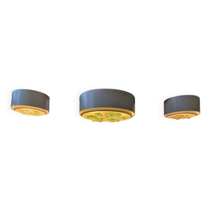 ensemble de 3 lampes