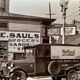 Photographie "Coin de rue à La Nouvelle-Orléans, devanture de la sandwicherie N.E. Saul’