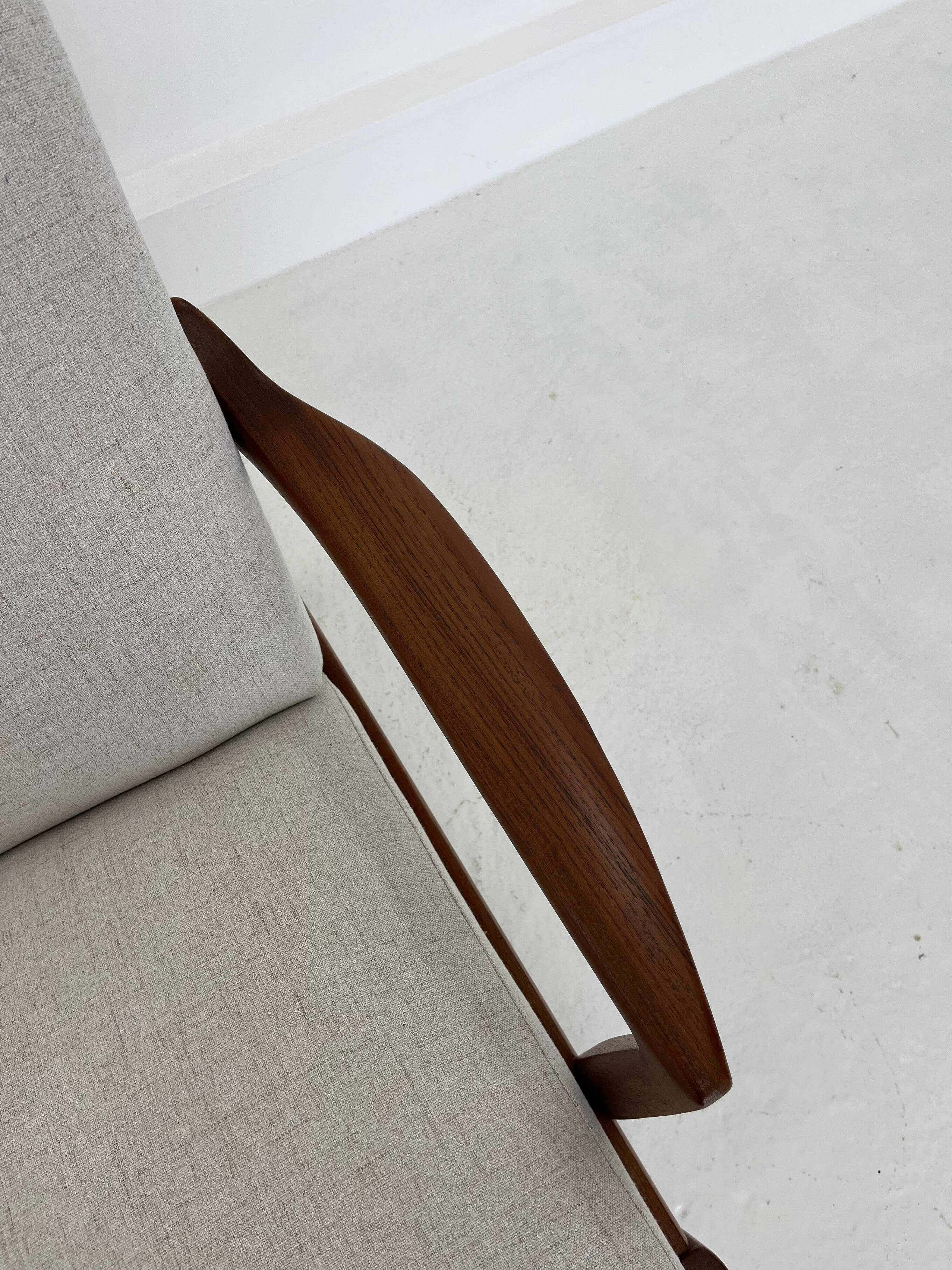 Fauteuil Fd125 par Tove & Edvard Kindt-Larsen pour France & Son, 1960