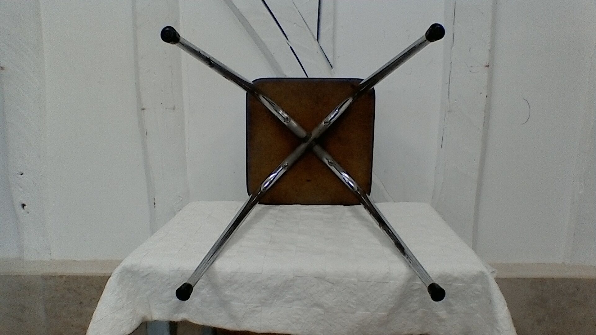 Low stool in formica, vintage