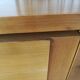 Large vintage row in blond wood
