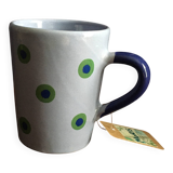 Mug artisanal à pois
