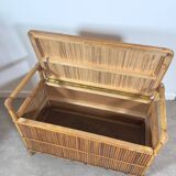 Rattan toy box