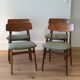Set of 4 Scandinavian teak chairs – Model "Kristin" – 1960s