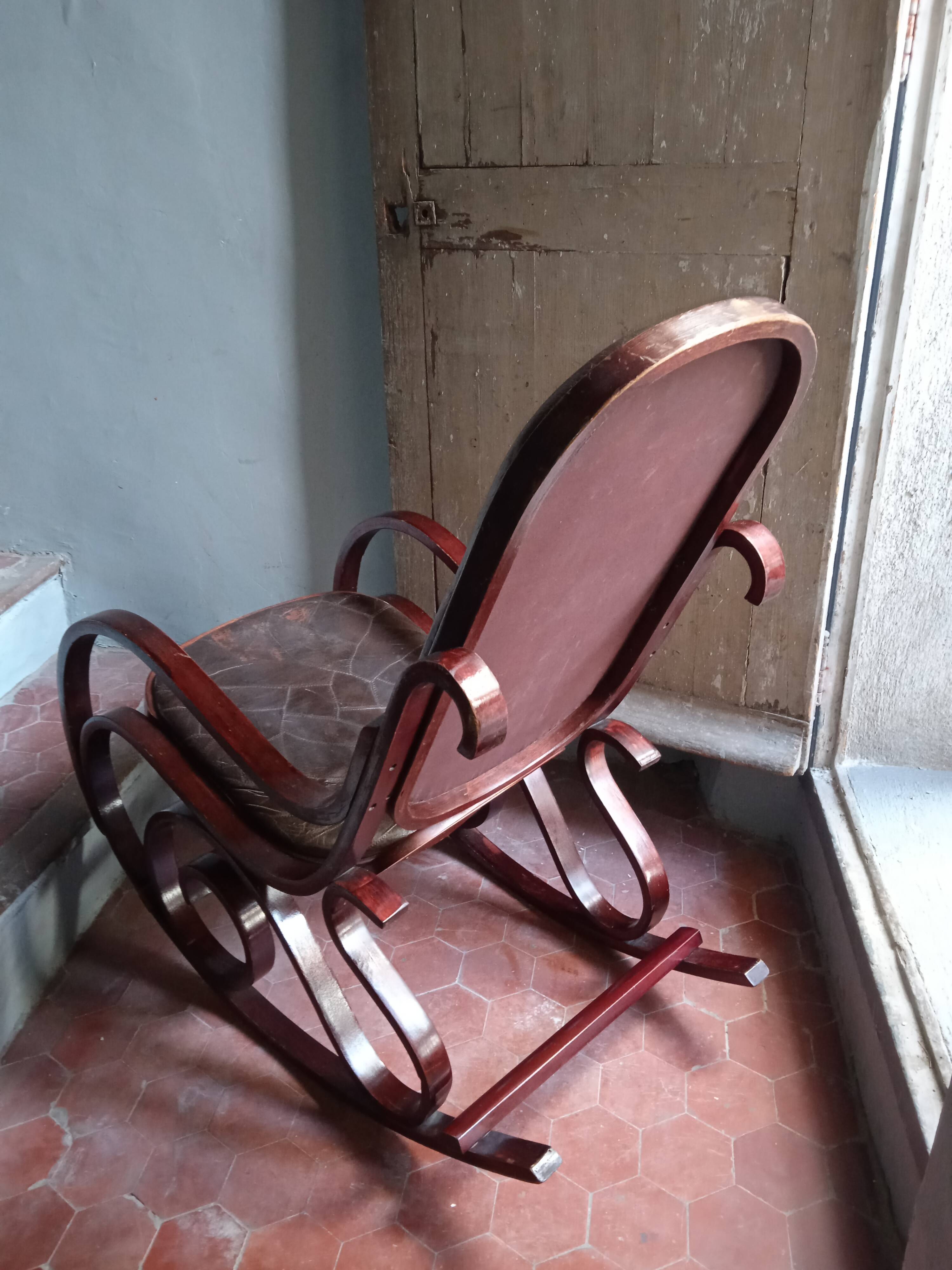 Rocking chair by "Luigi Crassevig"