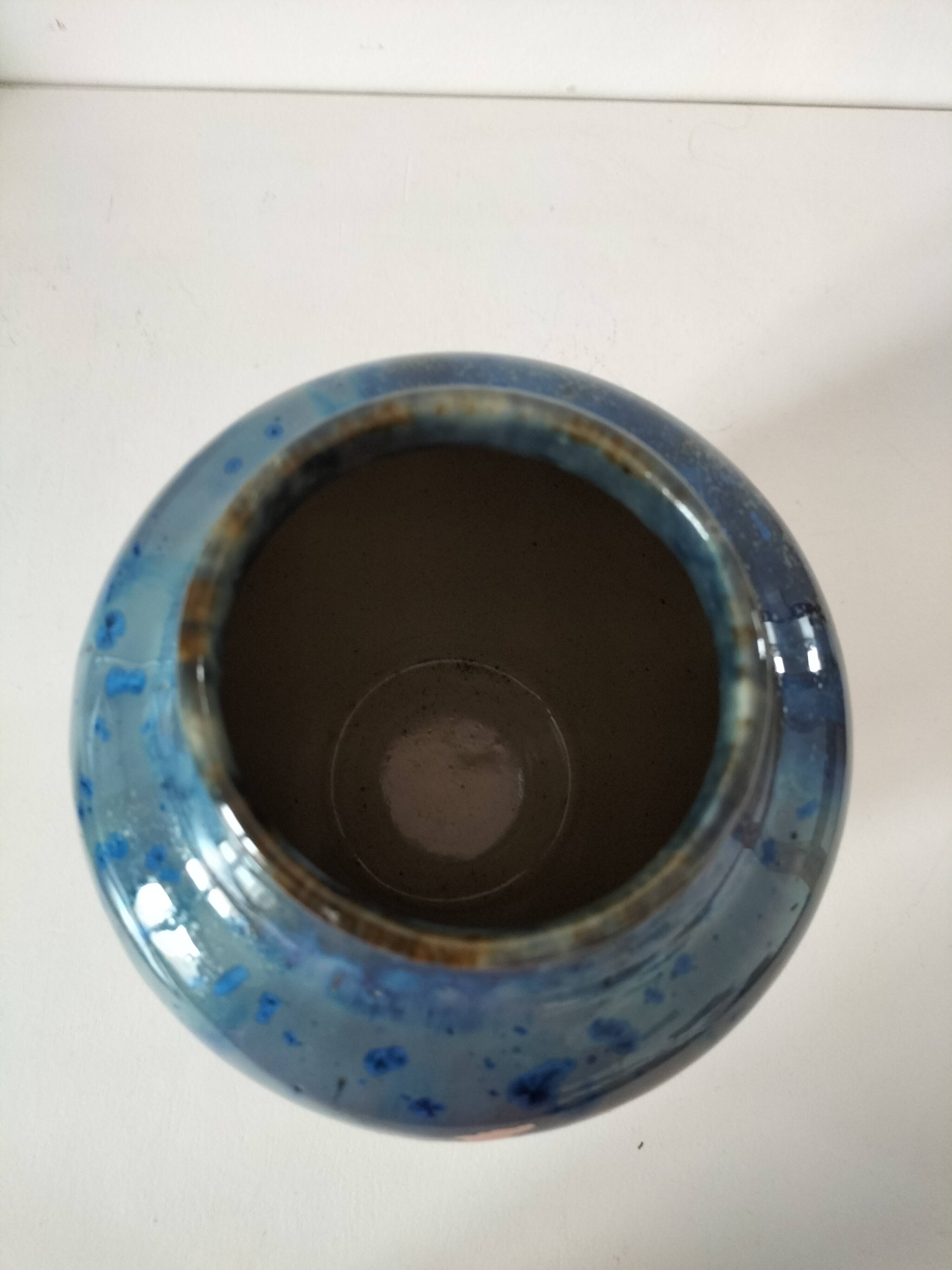 Pierrefonds Heraldic Faiencerie Vase