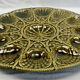 Antique oyster plate barbotine Sarreguemines