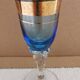 7 vintage crystal glasses