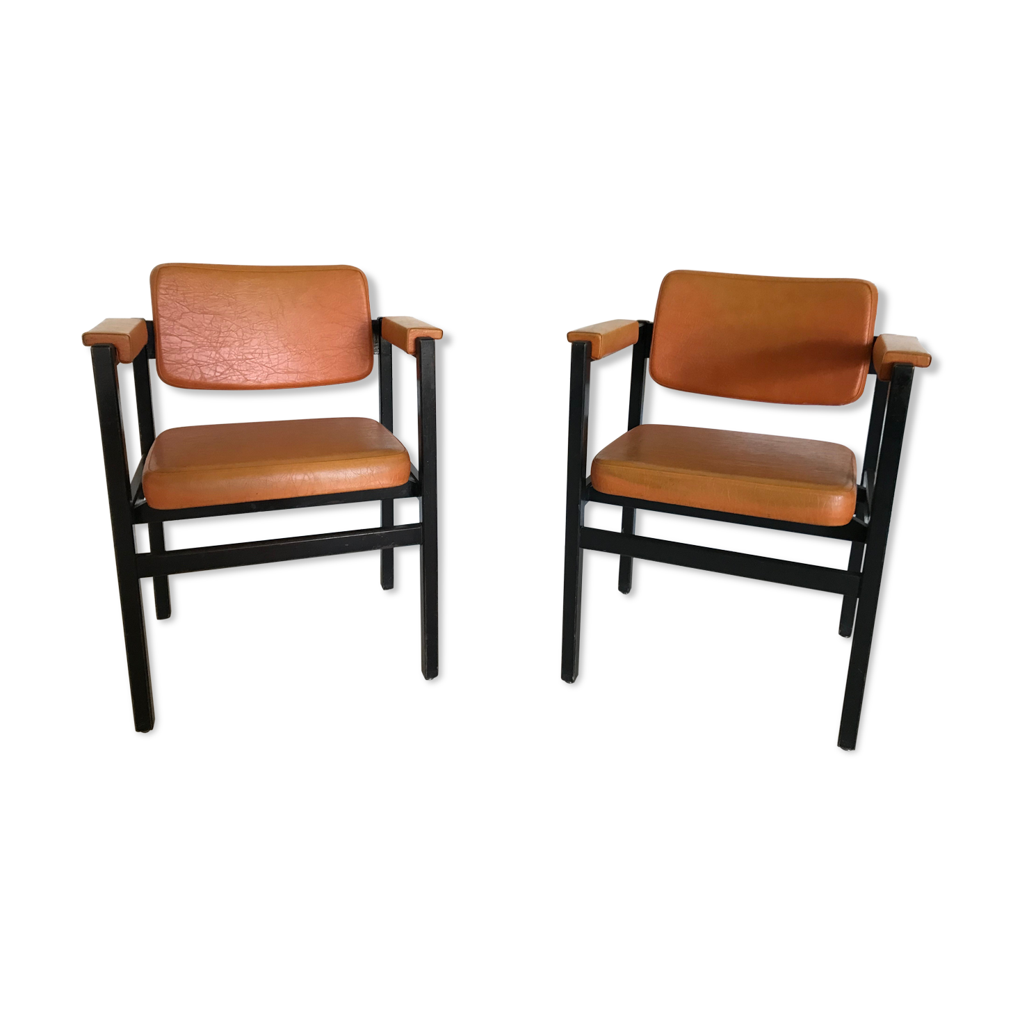 2 Fauteuils vintage années 80