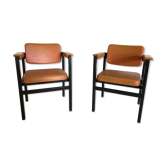 2 Fauteuils vintage années 80