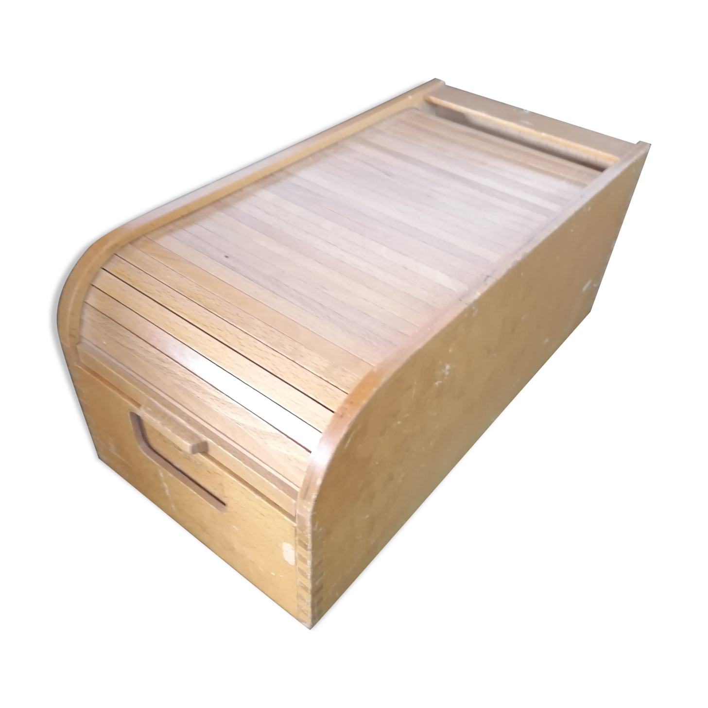Pan-paned wood storage box