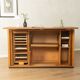 Very rare functional mid-century desk, 1960s, solid wood, Germany