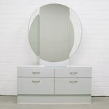 Light blue vintage dressing table 70s