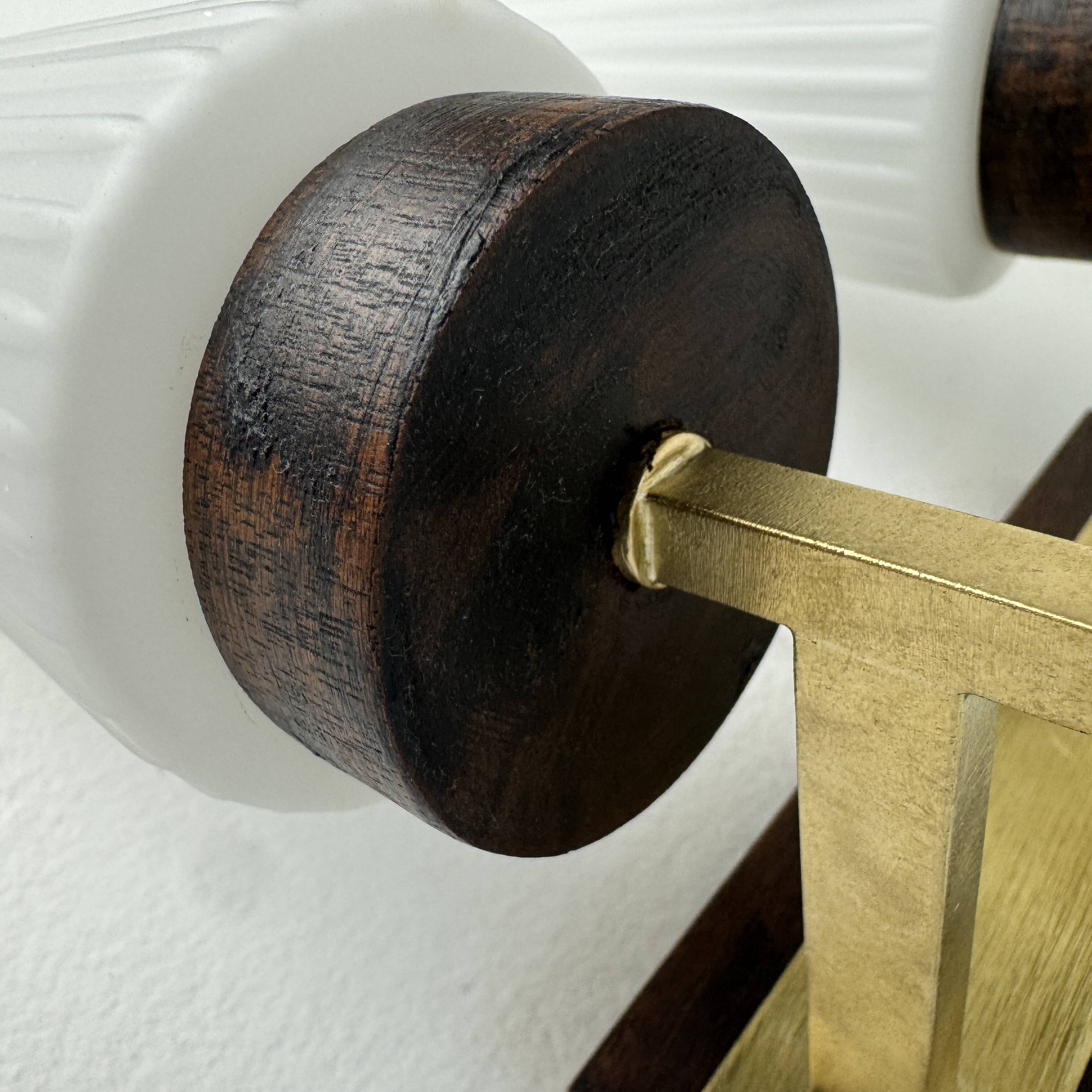 Vintage scandinavian double wall light